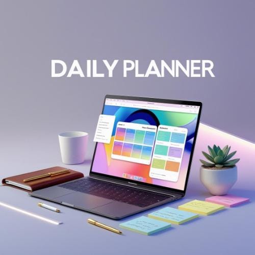 Notion Daily Planner Template – Habit Tracker, Digital Dashboard (Digital Download)