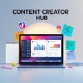 Notion Content Creator Hub Template | Social Media Planner